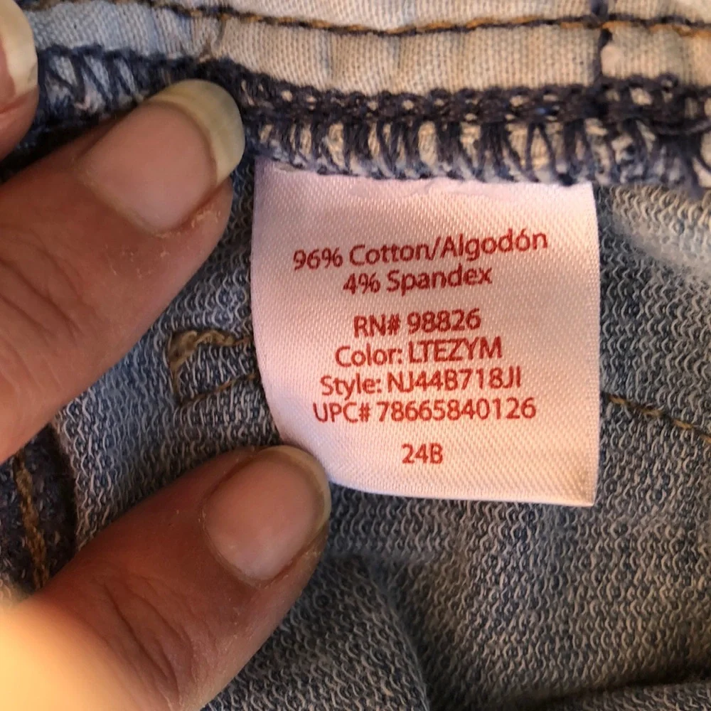 No boundaries size 7 skinny soft stretch blue jeans - Picture 7 of 7